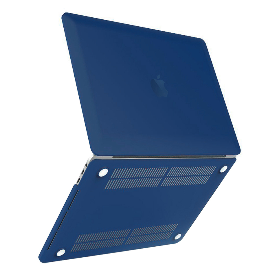 Frosted Hard Case for MacBook Pro Touch Bar 13 inch Dark Blue