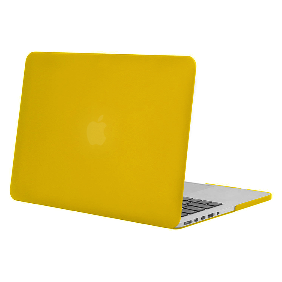 Frosted Case for 15 inch MacBook Pro 2015 2014 2013 Yellow