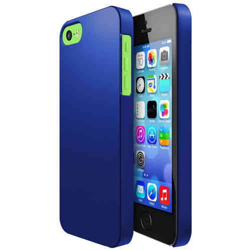 Hard Shell Candy Case for Apple iPhone 5c - Dark Blue