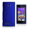 Hard Shell Feather Case for HTC 8X Windows Phone - Dark Blue