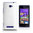 Hard Shell Feather Case for HTC 8X Windows Phone - White