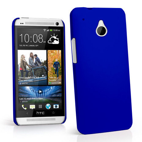 Feather Hard Shell Case for HTC One Mini (M4) - Dark Blue (Matte)