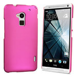 Hard Shell Feather Case for HTC One Max (T6) - Pink