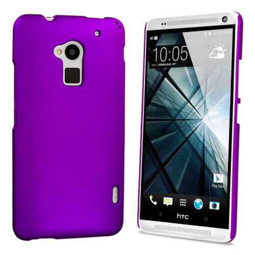 Hard Shell Feather Case for HTC One Max (T6) - Purple
