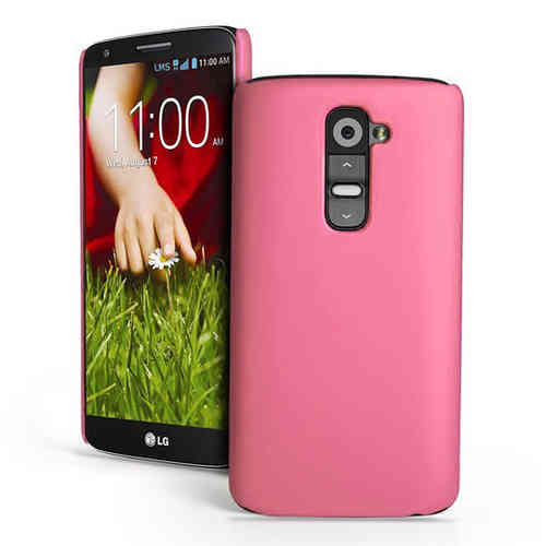 Feather Hard Shell Case for LG G2 - Pink (Matte)
