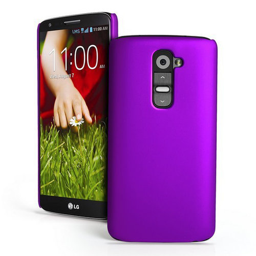 Feather Hard Shell Case for LG G2 - Purple (Matte)