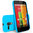 Hard Shell Feather Case for Motorola Moto G (1st Gen) - Sky Blue