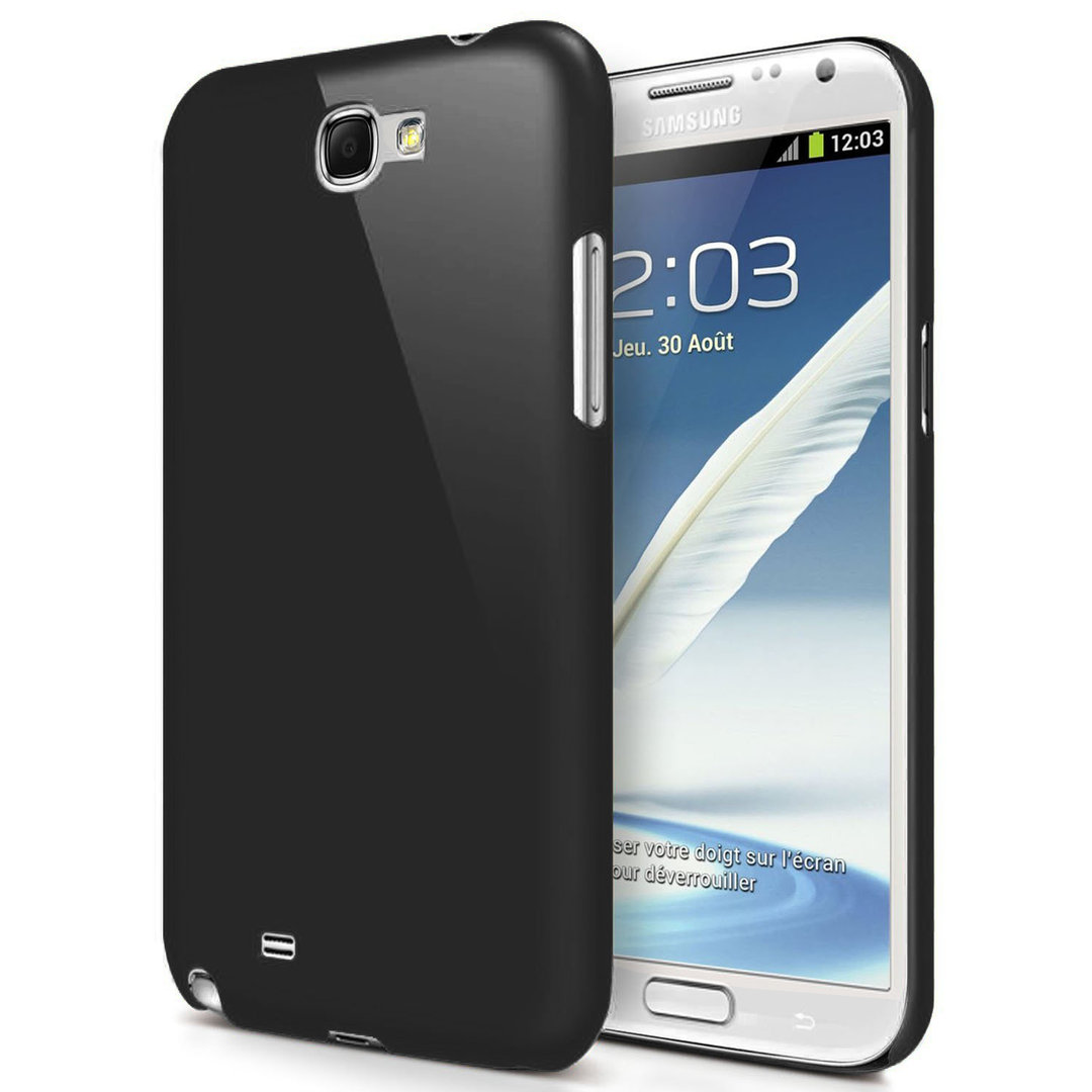 Feather Hard Shell Case - Samsung Galaxy Note 2 (Black)