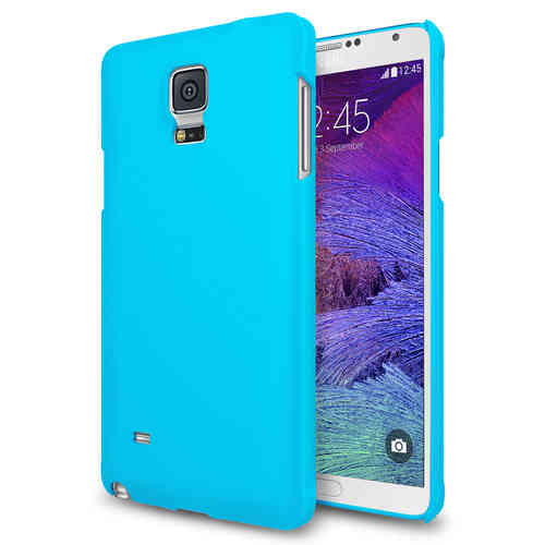PolyShield Hard Shell Case for Samsung Galaxy Note 4 - Sky Blue