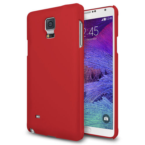PolyShield Hard Shell Case for Samsung Galaxy Note 4 - Cherry Red