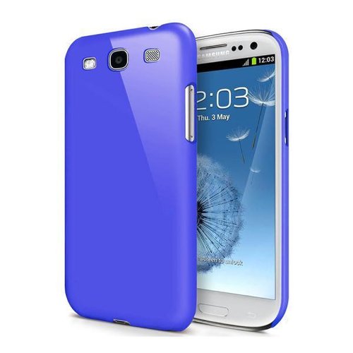 Feather Hard Shell Case for Samsung Galaxy S3 - Dark Blue (Matte)