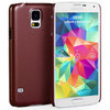 Metallic Hard Shell Slim Case for Samsung Galaxy S5 - Red