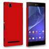 Feather Hard Shell Case for Sony Xperia T2 Ultra - Red