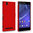 Feather Hard Shell Case for Sony Xperia T2 Ultra - Red
