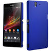 PolyShield Hard Shell Case for Sony Xperia Z - Dark Blue (Matte Grip)