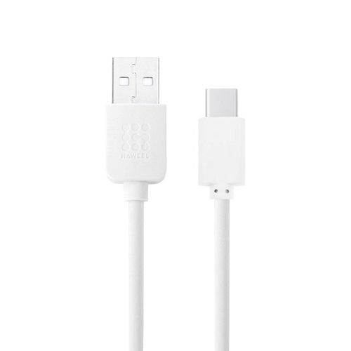 Haweel USB Type-C (Android Auto) Fast Charging Cable (1m) - White