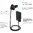 Haweel (9.6A) Passenger (4-Port) USB Car Charger / Extension Cable Hub (1.8m) for Phone / Tablet