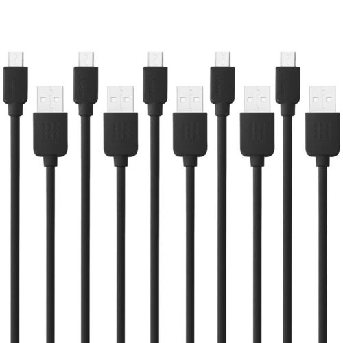 Haweel (5-Pack) Micro-USB Data Charging Cable - Black
