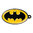 Ikon Collectables Keyring - Batman Logo Colour Enamel Keychain