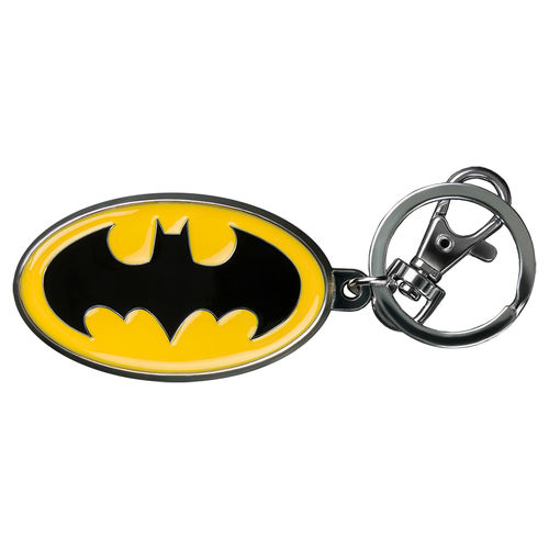 Ikon Collectables Keyring - Batman Logo Colour Enamel Keychain