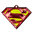 Ikon Collectables Keyring - Superman Logo Colour Enamel Keychain