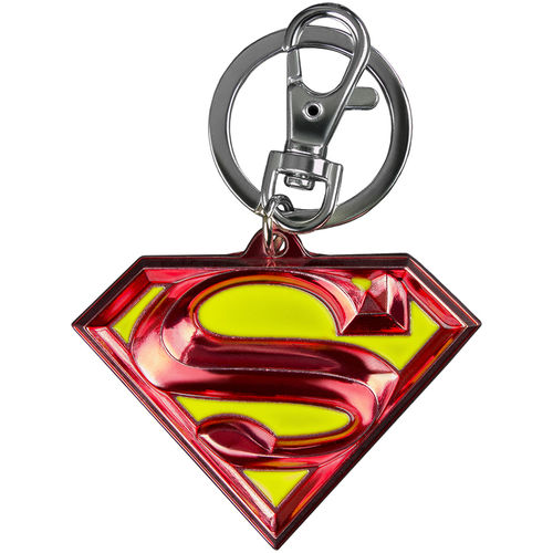 Ikon Collectables Keyring - Superman Logo Colour Enamel Keychain