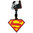 Ikon Collectables Superman Logo Travel Bag Luggage Tag