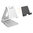 Universal Aluminium Foldable Desktop Holder Stand for Phone / Tablet