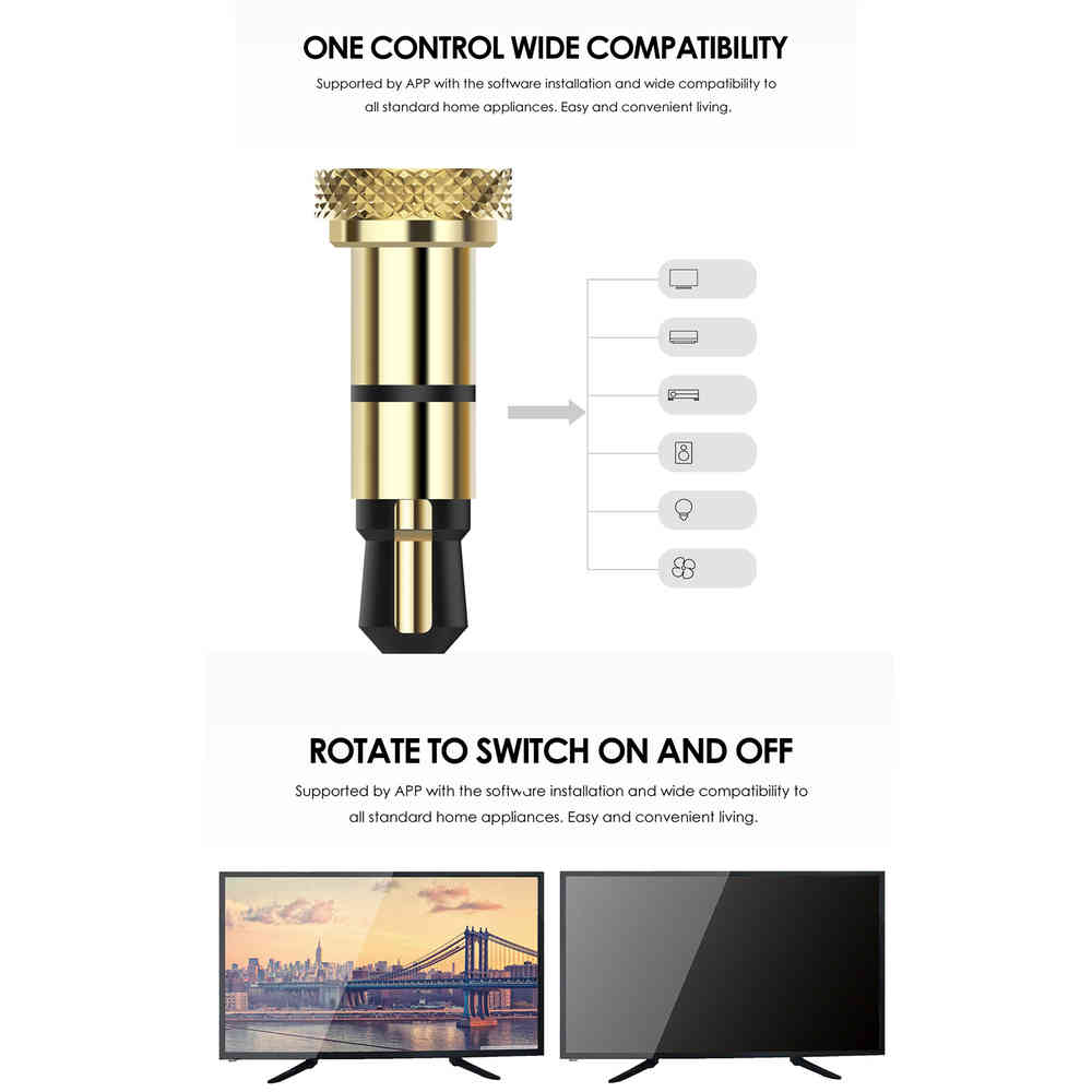 Baseus 3.5mm Jack / IR Infrared / TV Remote Control for iPhone