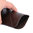 Large Vertical Leather Carry Pouch & Card Wallet for Mobile Phone - Brown
