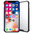 Hybrid Fusion Shockproof Hard Case for Apple iPhone X / Xs - Clear (Black Frame)