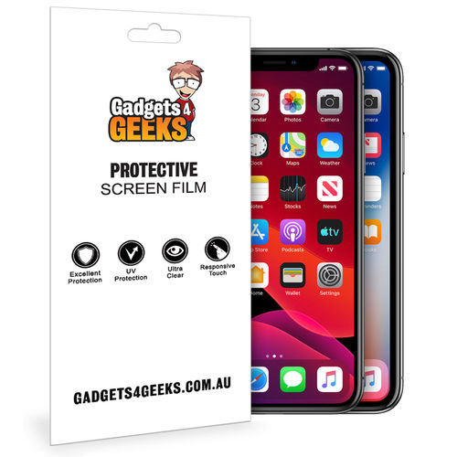 (2-Pack) Clear Film Screen Protector for Apple iPhone 11 Pro / Xs / X