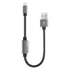 Benks Braided USB Lightning (Female) Headphone Adapter Cable (25cm) for iPhone