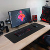 Super Large Gaming Keyboard & Mouse Pad - Black (Cloth)