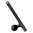 Rubber Ball Suction Cup Stand (Desk Holder) for Mobile Phones - Black