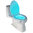 Smart Toilet Bowl Night Light / 8 Colour LED / Motion Sensor Activated