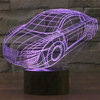 3D Sports Car LED Desk Lamp / Night Light / Touch Switch