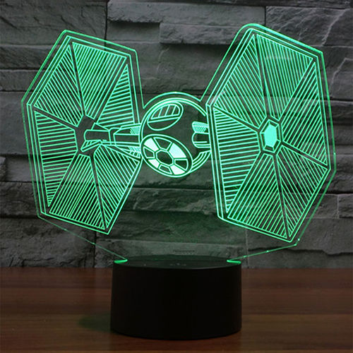 3D Star Wars Tie Fighter LED Desk Lamp / Night Light / Touch Switch