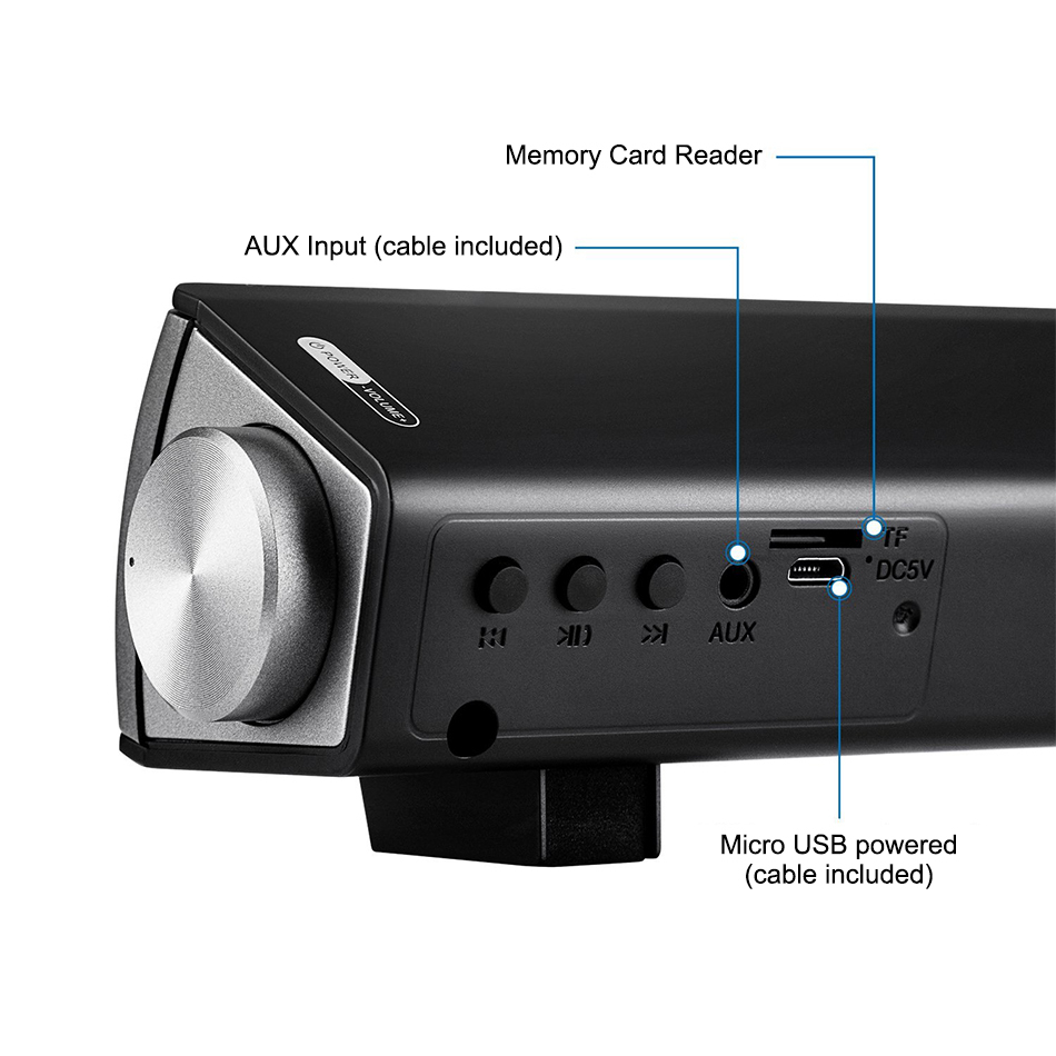 soundbar 2.0 ch multimedia speaker system