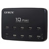 LVSun 60W 10-Port USB Charger Station with Type-C for Phones / Tablets