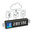 LaMetric Time Wi-Fi Smart Programmable Battery Clock with Apps