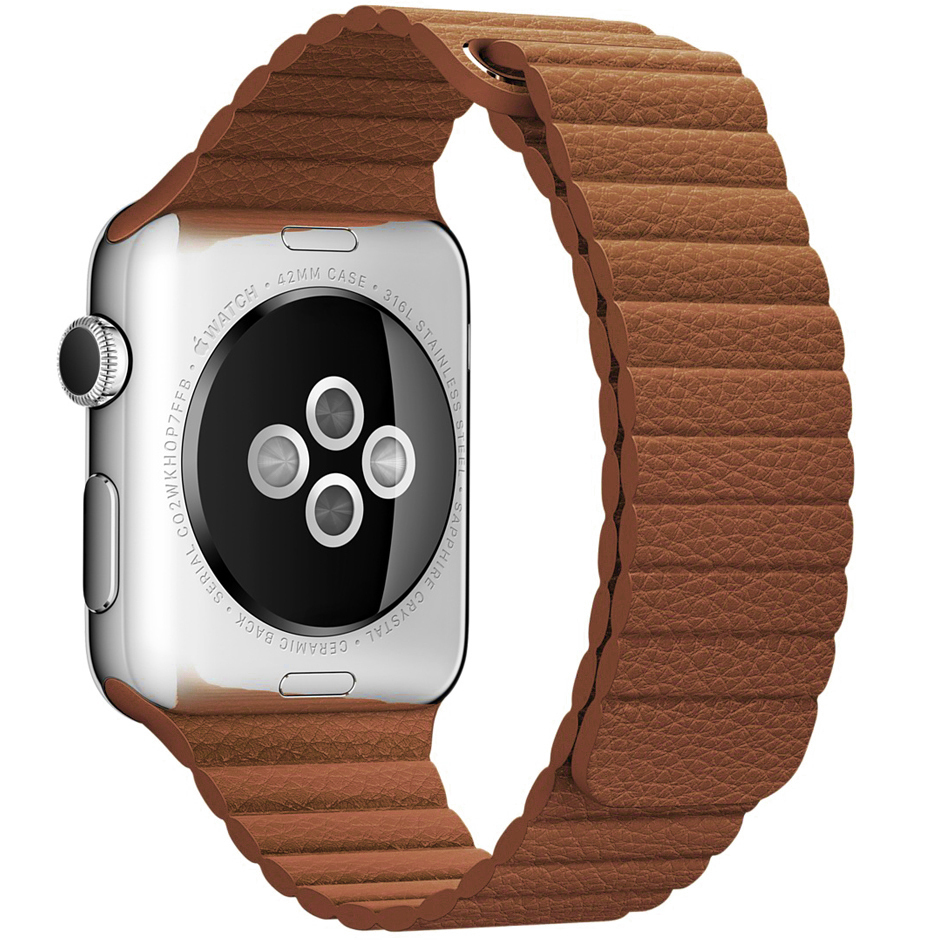 Baseus Leather Loop Band Apple Watch 42mm Brown