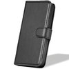 Leather Wallet Flip Case & Card Holder for Apple iPhone 5c - Black