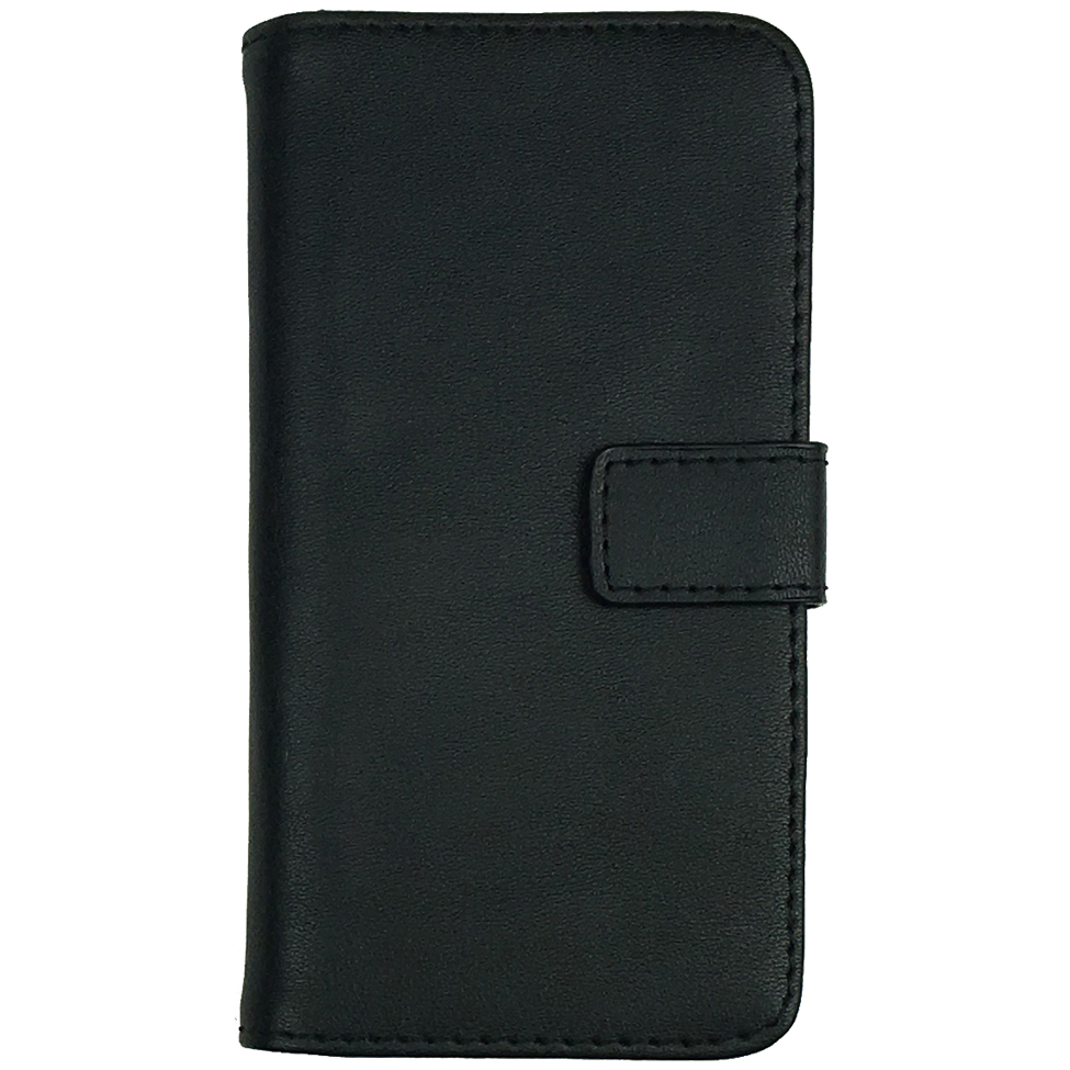 Leather Wallet Case for Apple iPhone SE / 5s (Black)