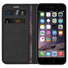Leather Wallet Case & Card Holder Pouch for Apple iPhone 6 / 6s - Black