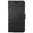 Leather Wallet Case & Card Holder for Samsung Galaxy Note 4 - Black