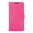 Leather Wallet Case & Card Holder for Samsung Galaxy Note 4 - Pink