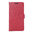 Leather Wallet Case & Card Holder for Samsung Galaxy Note 4 - Red