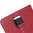 Leather Wallet Case & Card Holder for Samsung Galaxy Note 4 - Red