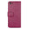 Leather Wallet Flip Case for Sony Xperia Z3 Compact - Dark Pink